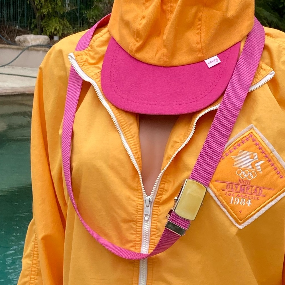 Olympic Games Staff Belt Uniform Los Angeles 1984 Pink - Picture 4 of 11